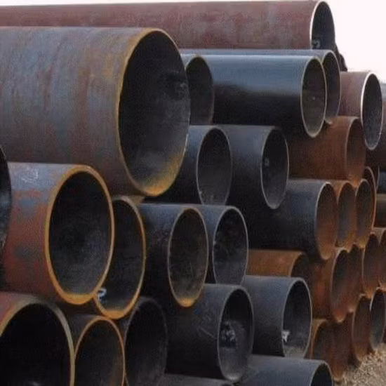 Sch40 Sch80 SS400 A36 SS400 S235jr 1020 Tuyau en acier au carbone soudé rectangulaire carré rond